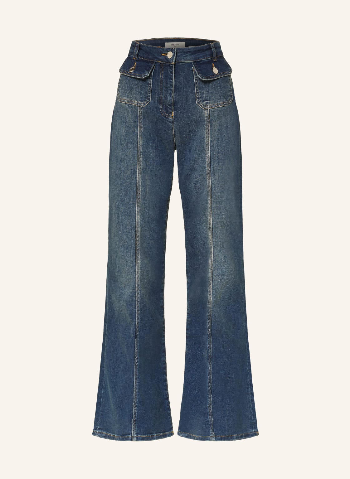 Reiss Flared Jeans Glora blau von REISS