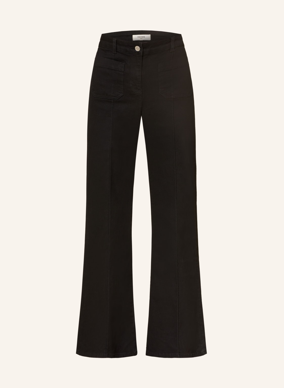 Reiss Flared Jeans Sakura schwarz von REISS