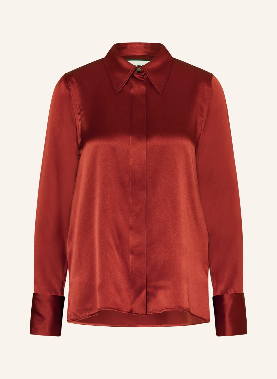 Reiss Hemdbluse Ameira Aus Seide rot von REISS