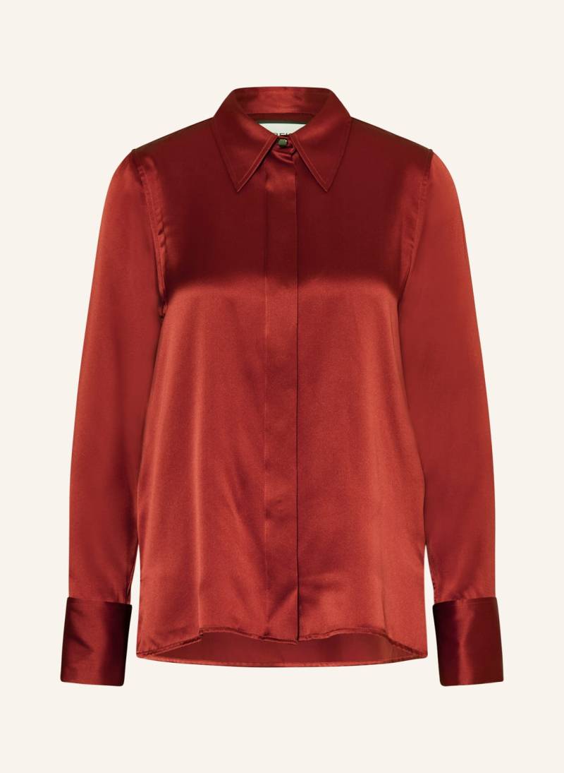 Reiss Hemdbluse Ameira Aus Seide rot von REISS