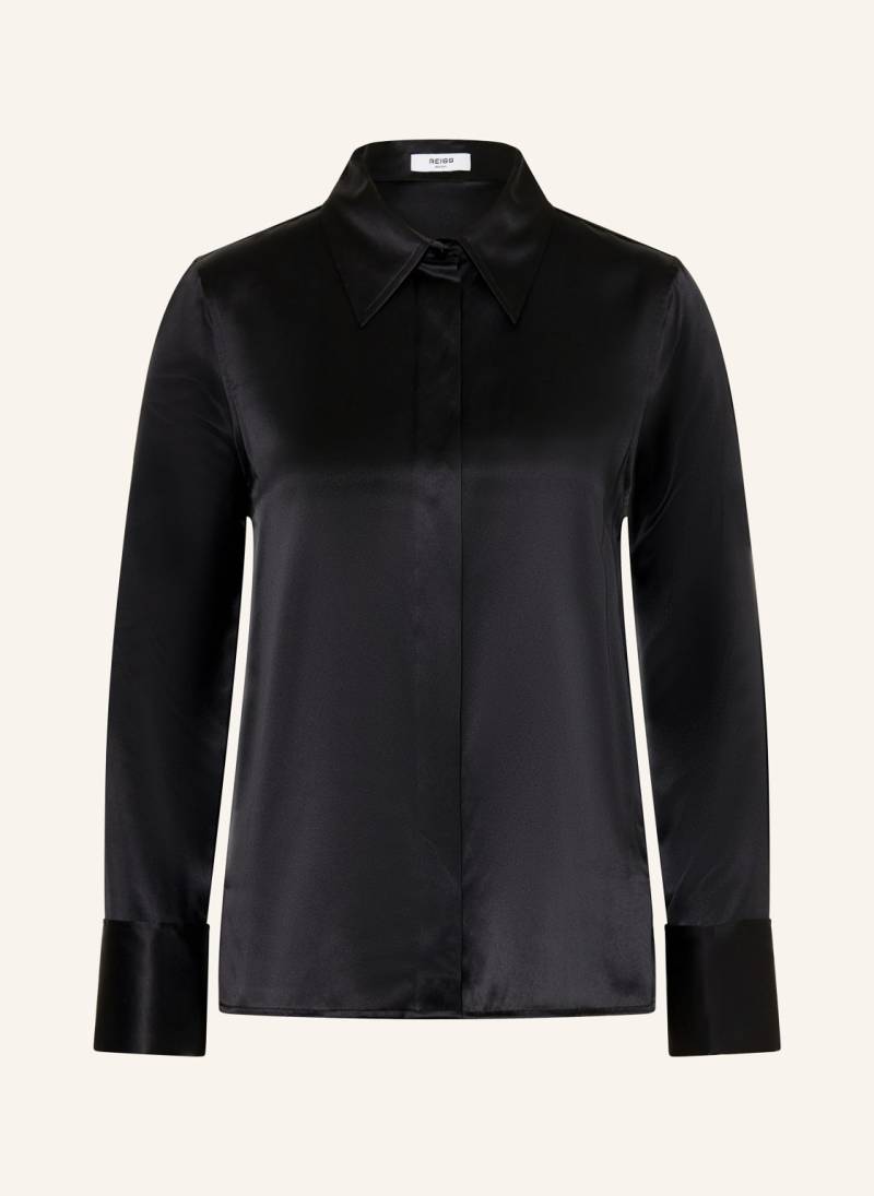 Reiss Hemdbluse Ameira Aus Seide schwarz von REISS