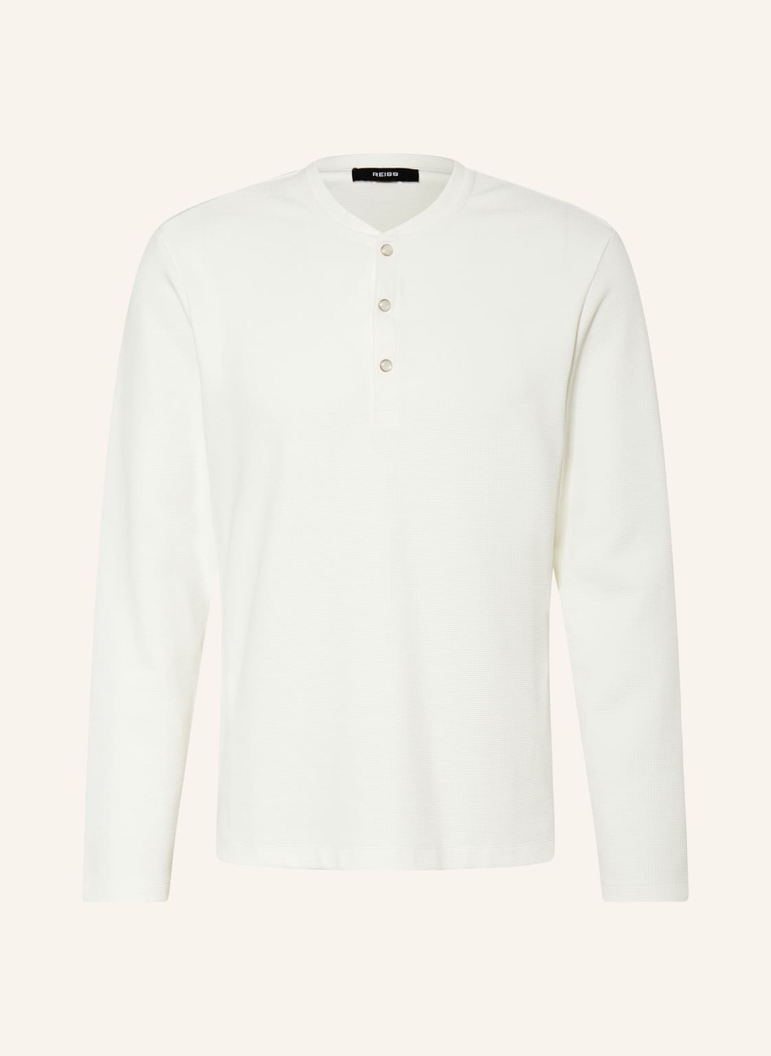Reiss Henley-Shirt Carmello weiss von REISS