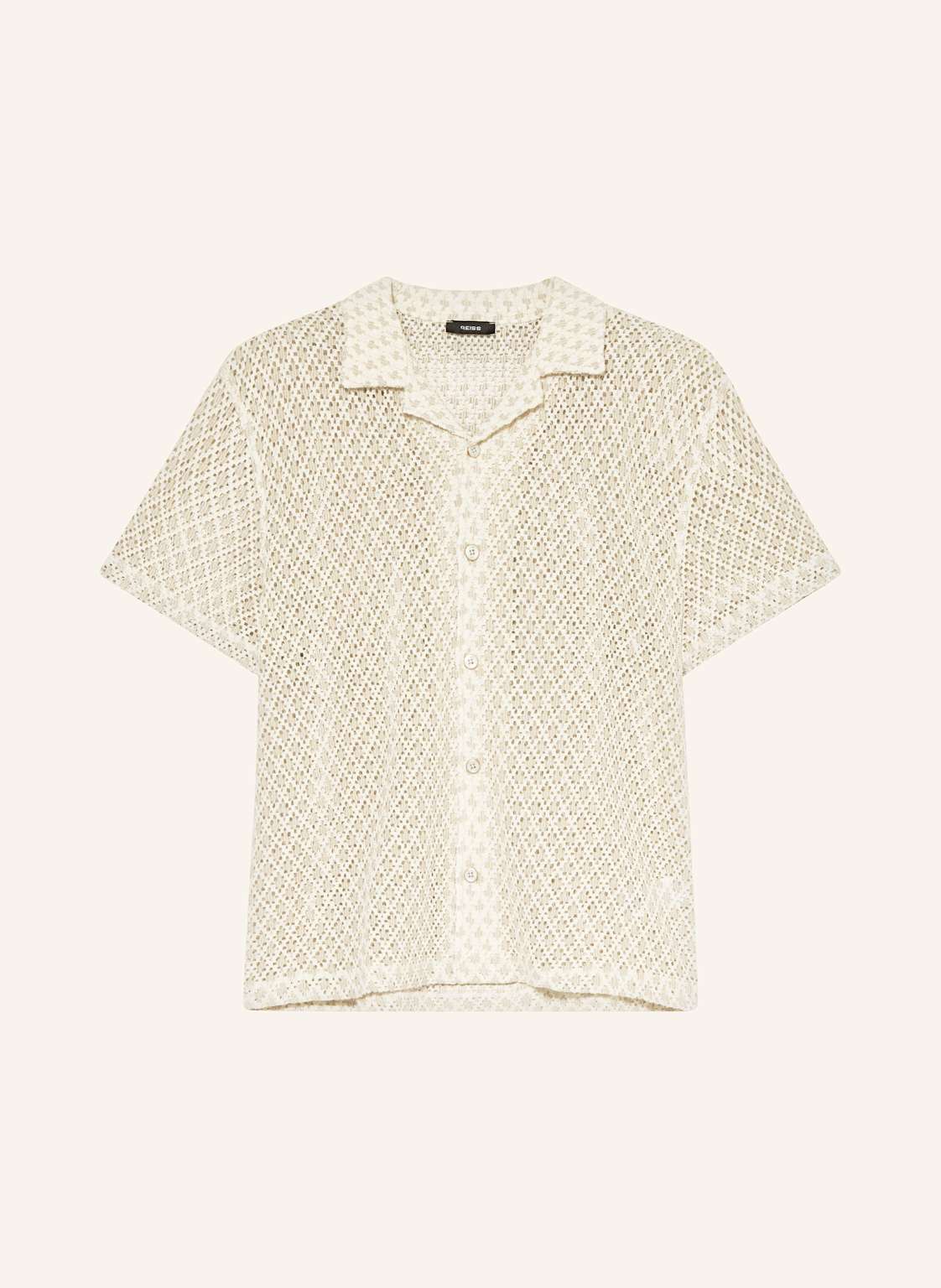 Reiss Häkelhemd Sterling Regular Fit beige Reiss Häkelhemd Sterling Regular Fit beige von REISS