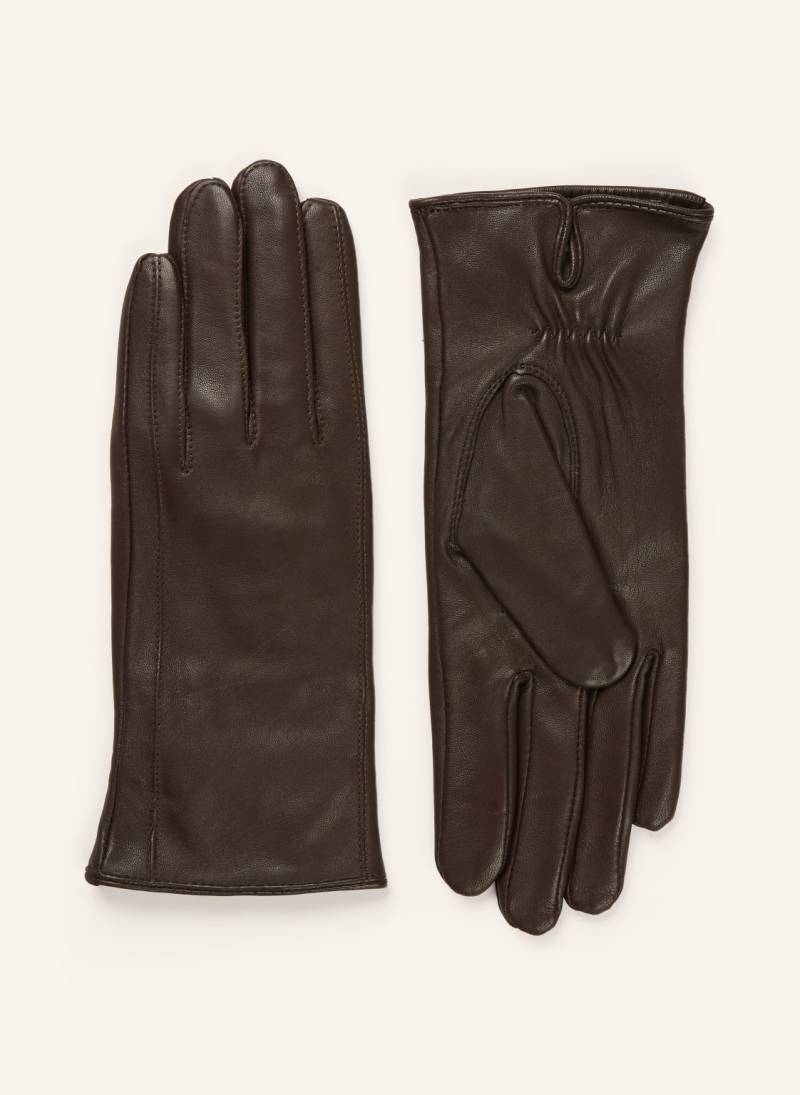 Reiss Lederhandschuhe Giselle braun von REISS