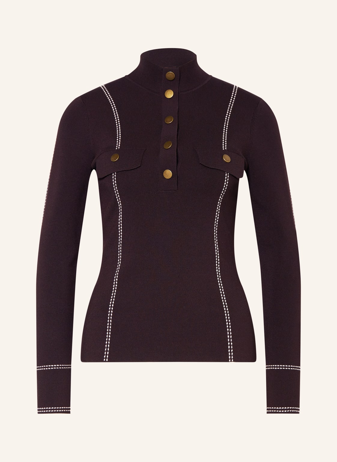 Reiss Longsleeve Eva rot von REISS