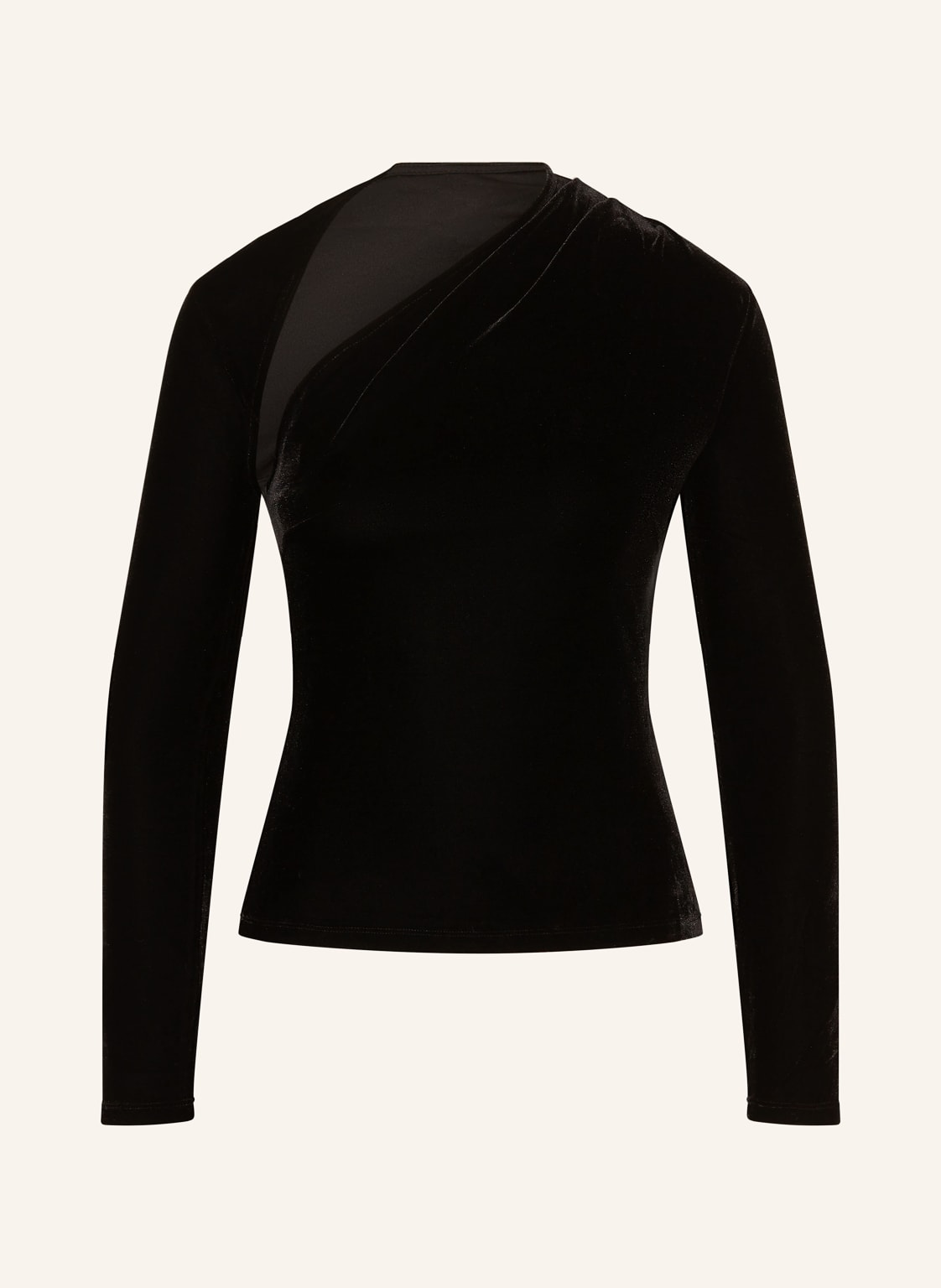 Reiss Longsleeve Kassia Aus Nicki Mit Cut-Outs schwarz von REISS
