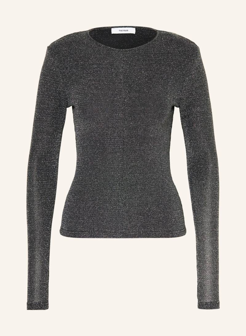 Reiss Longsleeve Saraphina Mit Glitzergarn silber von REISS