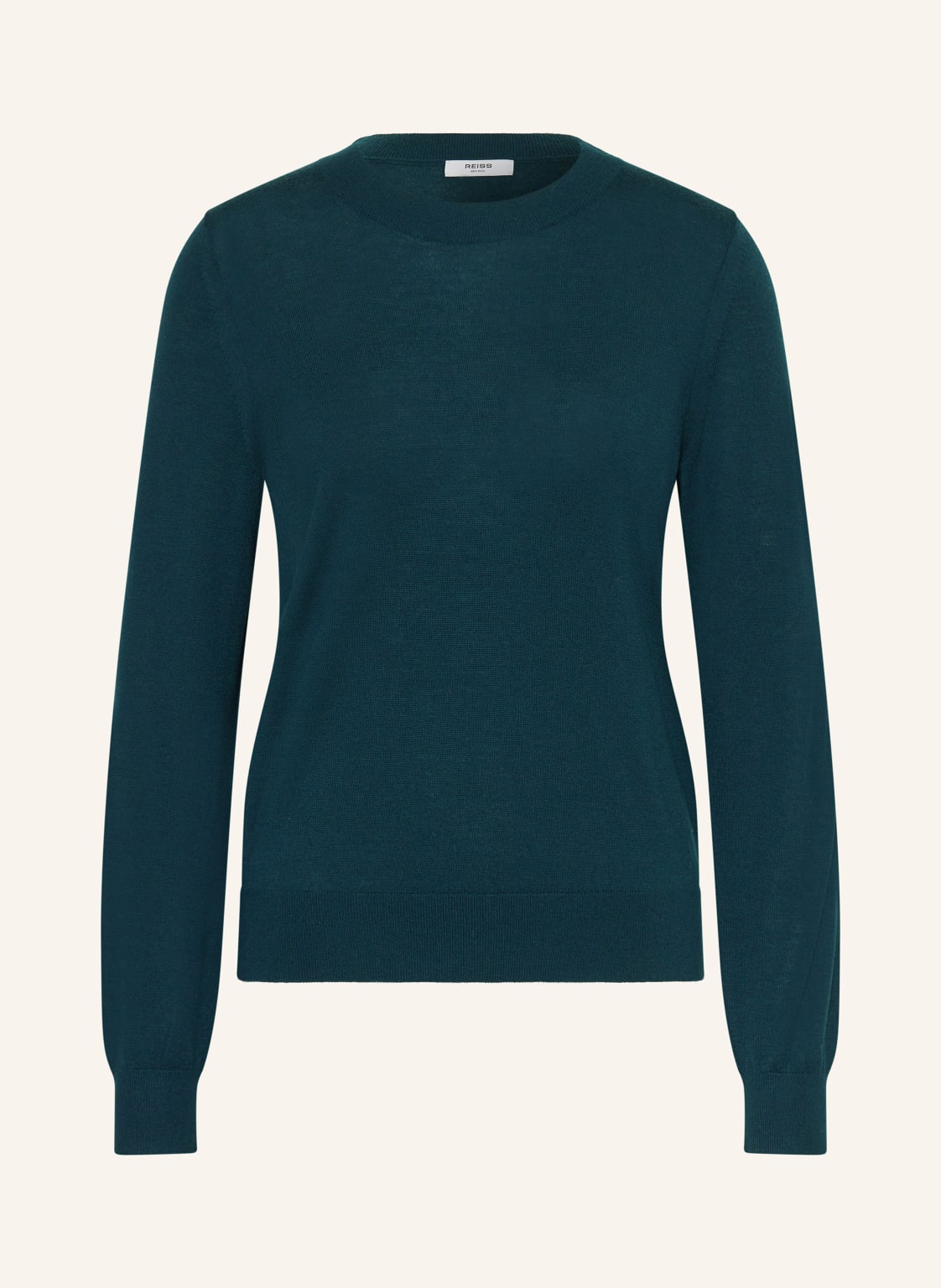 Reiss Pullover Aus Merinowolle gruen von REISS