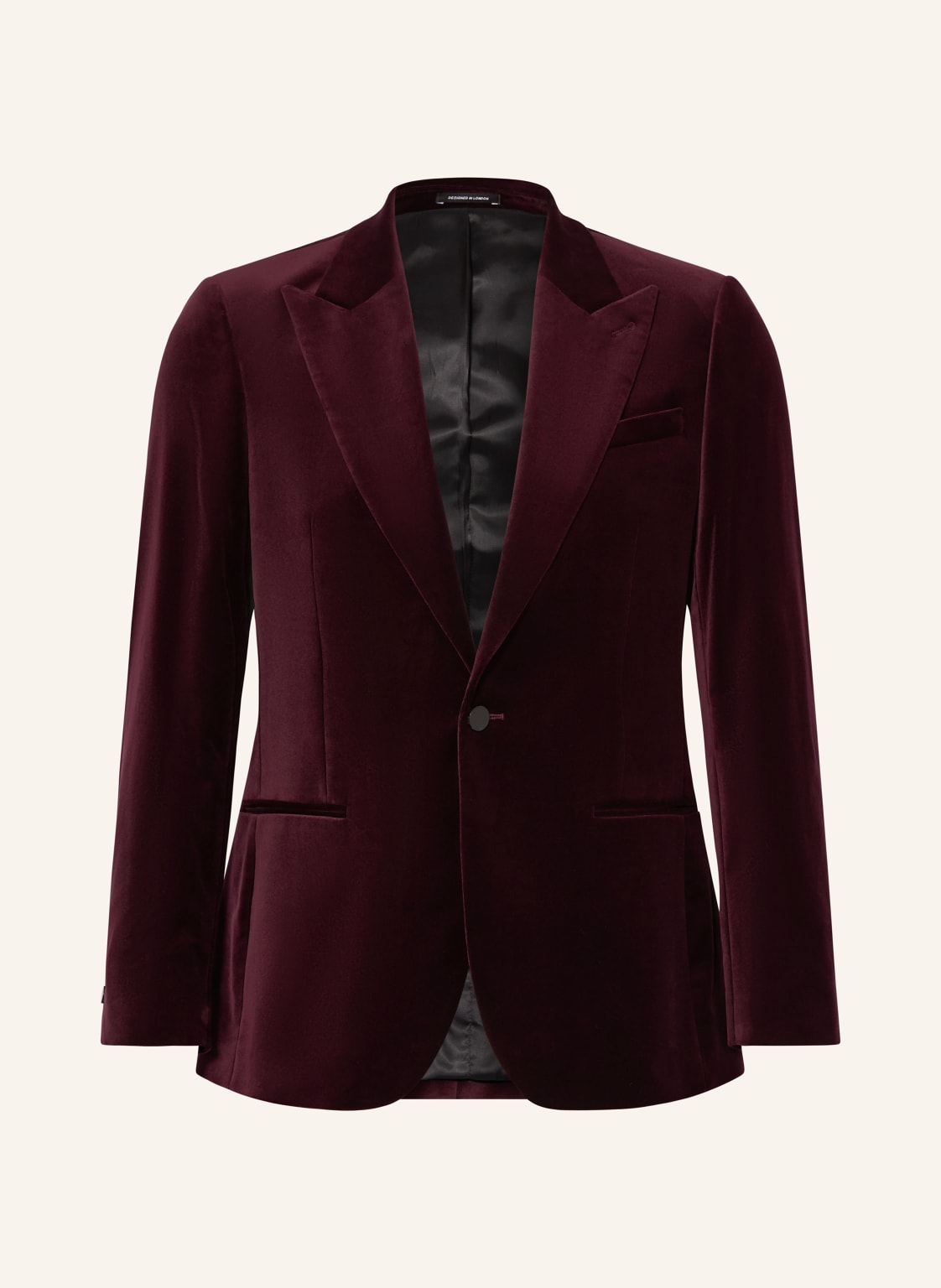 Reiss Samtsakko Apsara Slim Fit rot von REISS