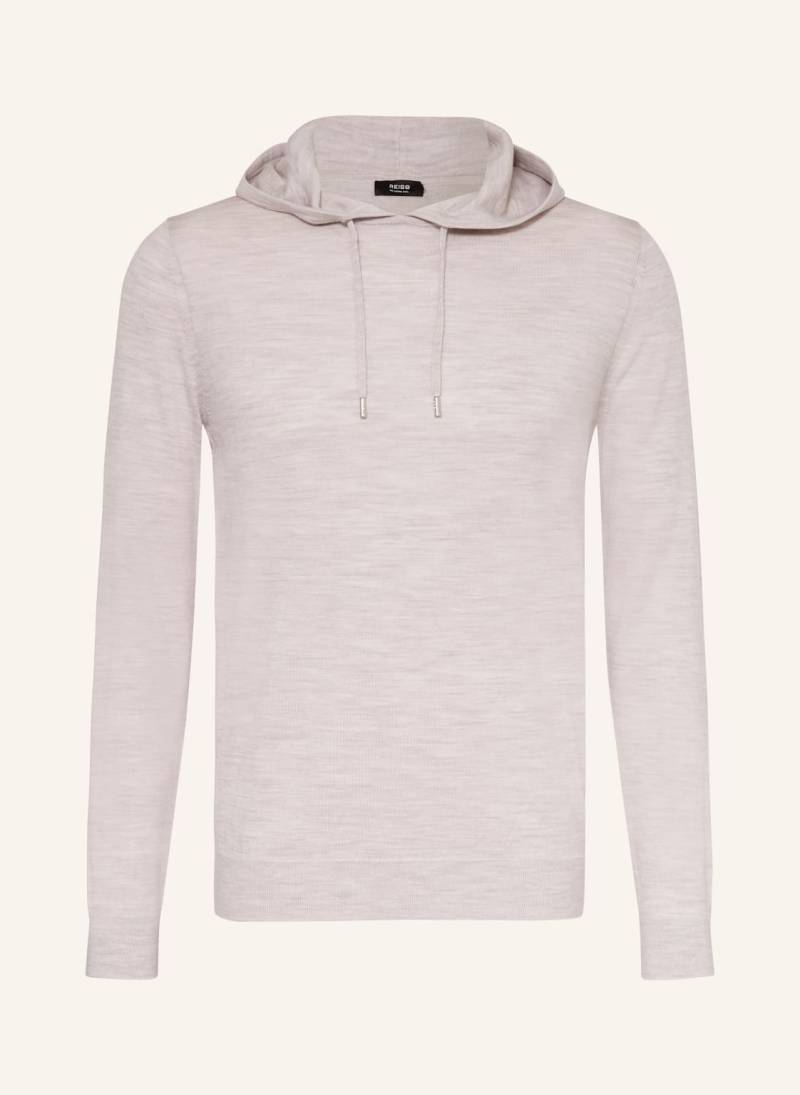 Reiss Strick-Hoodie Holland Aus Merinowolle grau von REISS