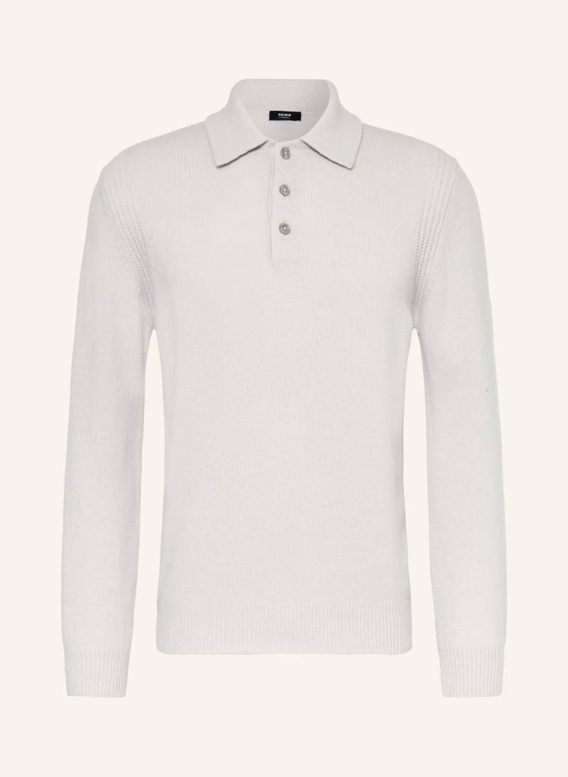 Reiss Strick-Poloshirt Deansgate grau von REISS