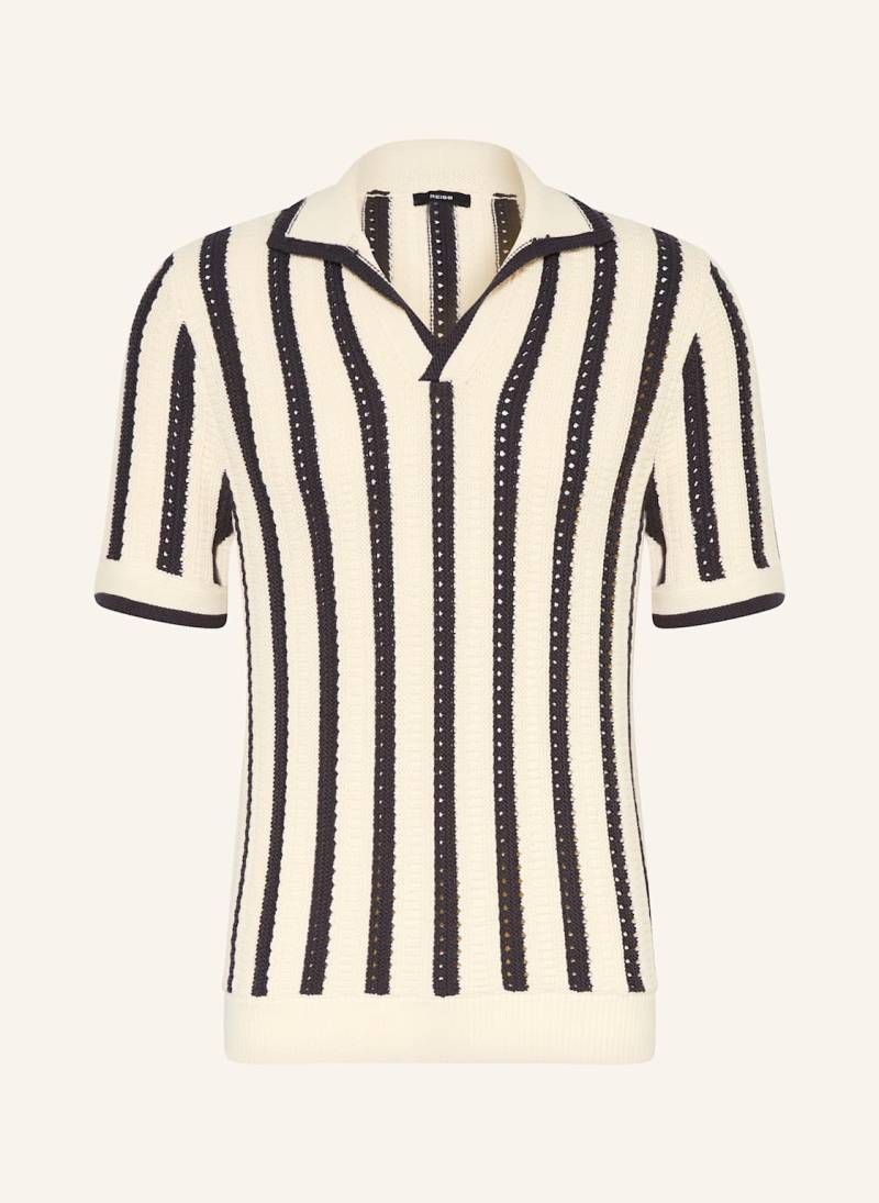 Reiss Strick-Poloshirt Duncan weiss von REISS
