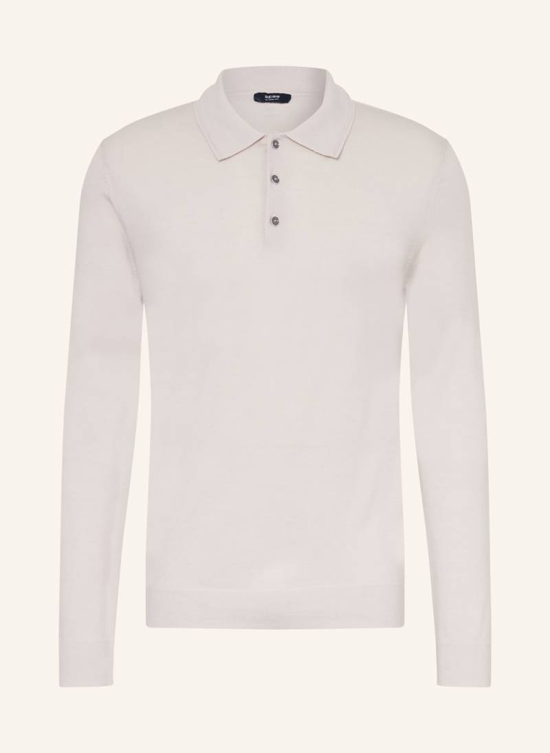 Reiss Strick-Poloshirt Trafford beige Reiss Strick-Poloshirt Trafford beige von REISS