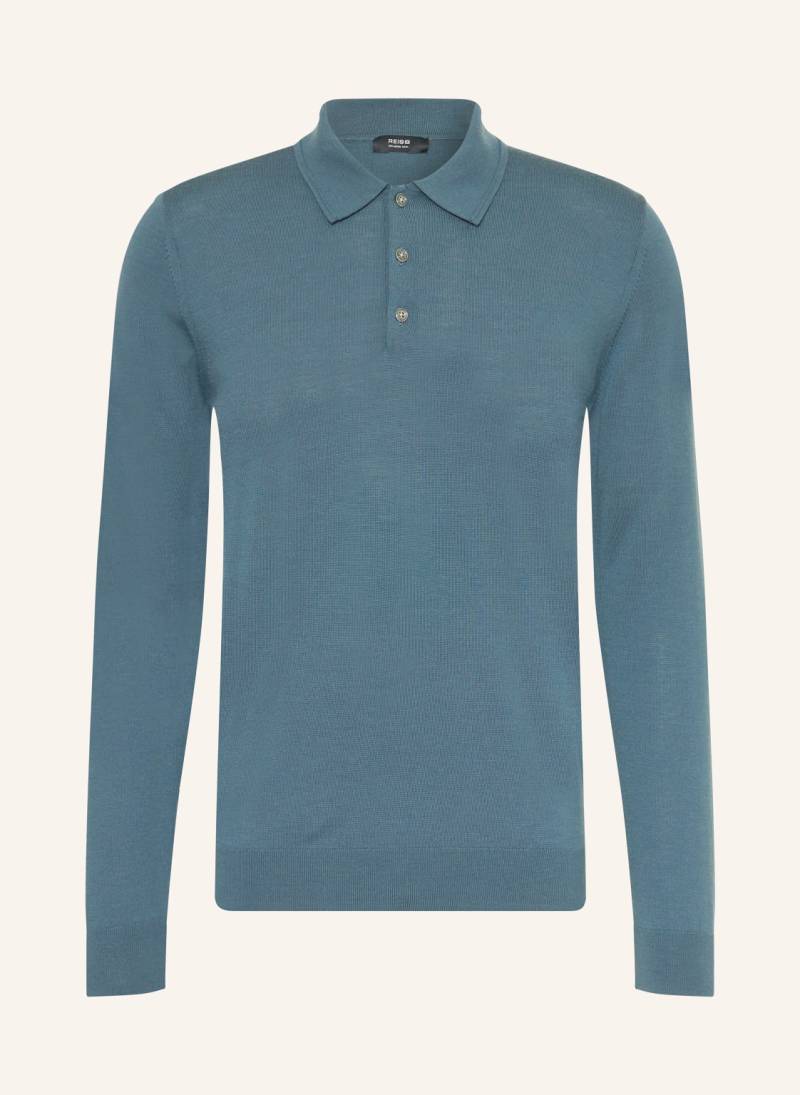 Reiss Strick-Poloshirt Trafford blau Reiss Strick-Poloshirt Trafford blau von REISS