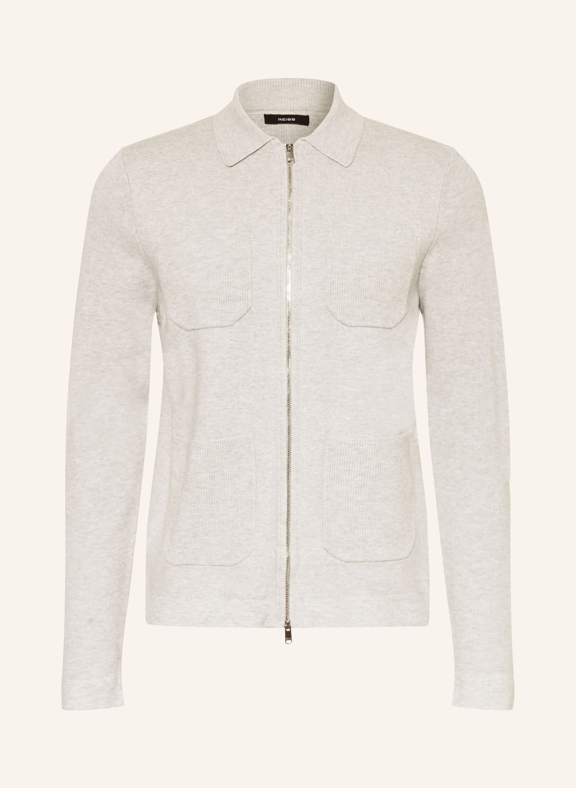 Reiss Strickjacke Roberto grau Reiss Strickjacke Roberto grau von REISS