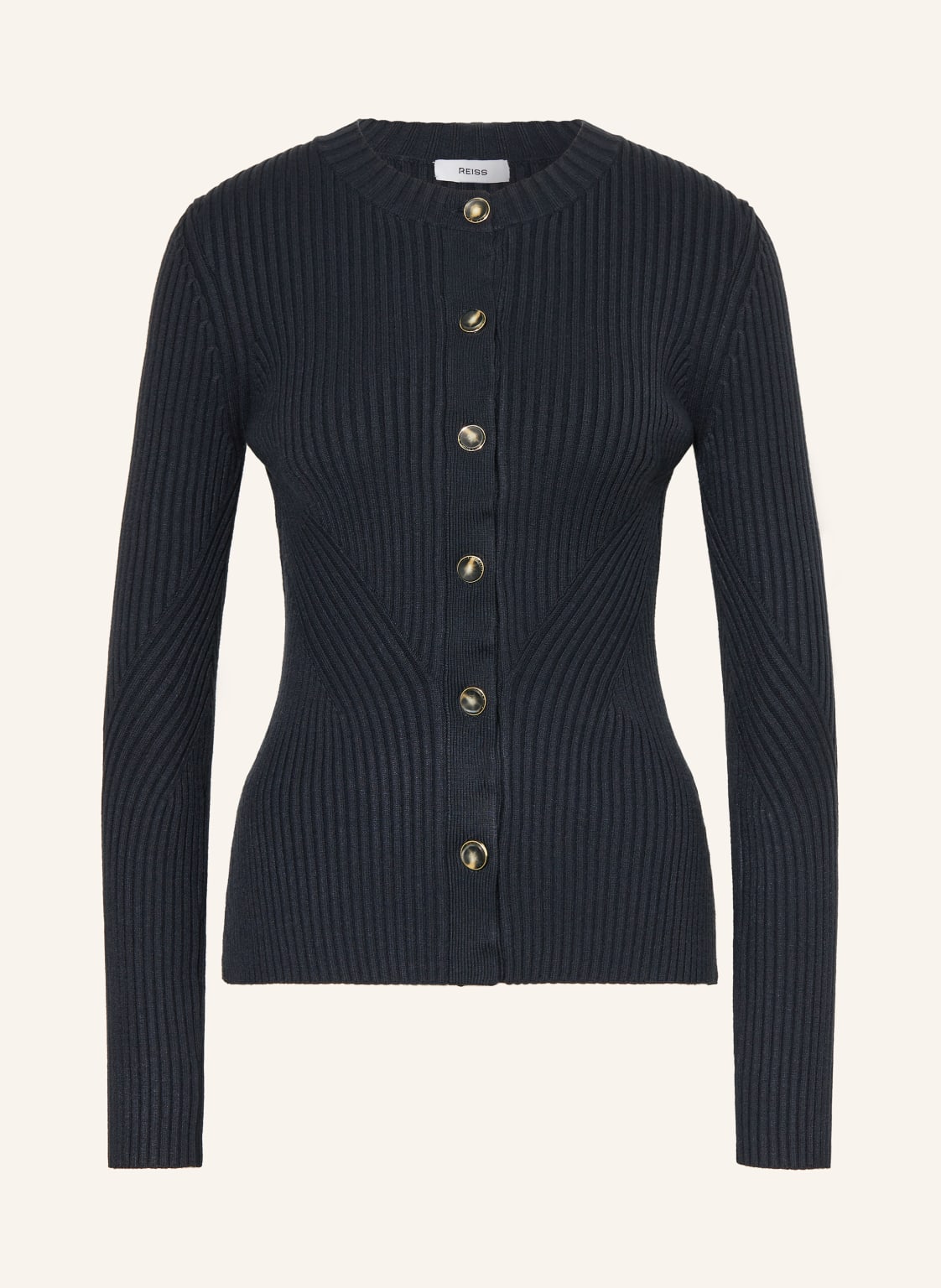 Reiss Strickjacke Tula blau von REISS