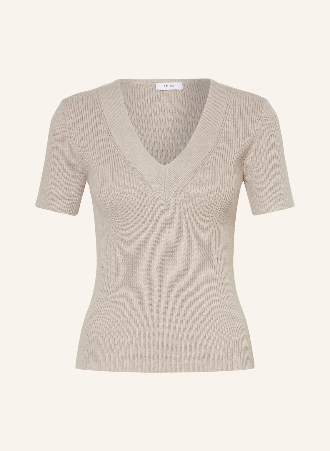 Reiss Strickshirt Rosie Mit Leinen beige von REISS