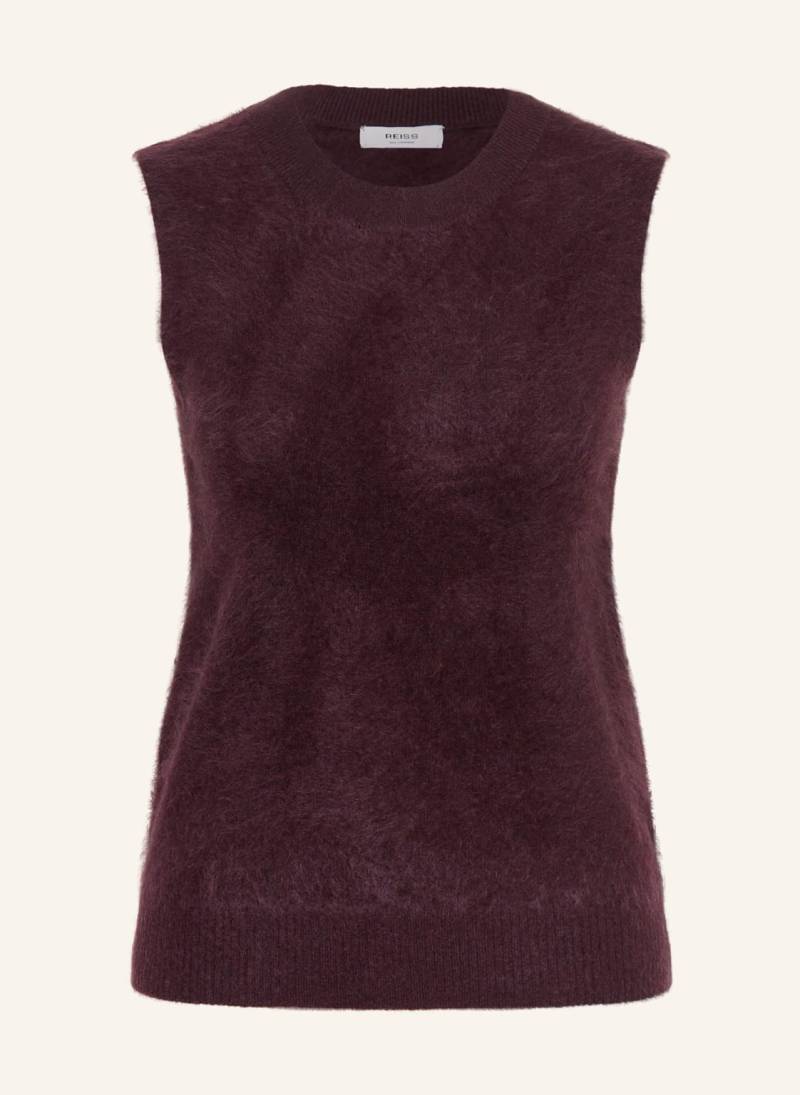 Reiss Stricktop Mel Aus Cashmere rot von REISS