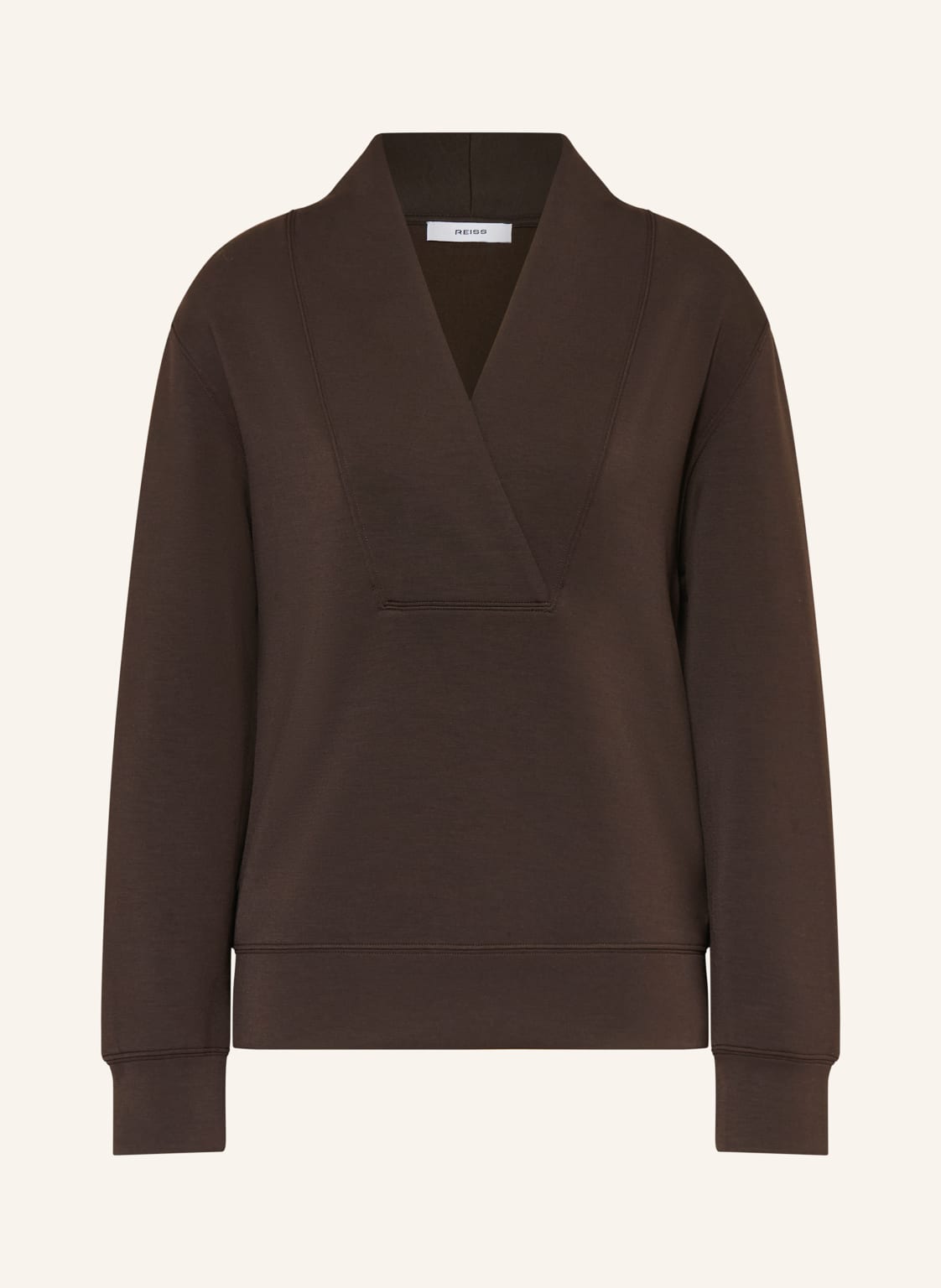 Reiss Sweatshirt Annabel braun von REISS