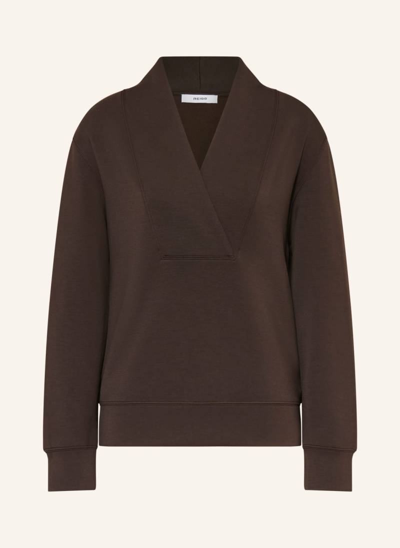 Reiss Sweatshirt Annabel braun von REISS