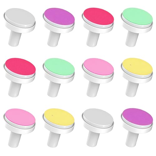 12pcs Ersatzköpfe Für Babynägel Mühle 6 Verschiedene Körnern Sanfte Polieranhänge Hygienisch Leicht Zu Reinigen. von REITINGE