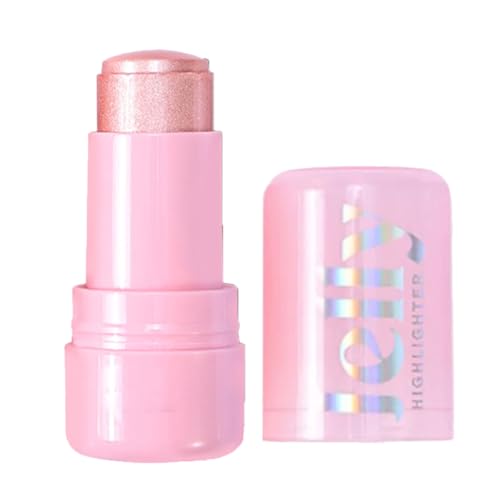 Gentle Twist Up Lidschatten Highlighter Rouge Stick Smudgeproof Formeln Feuchtigkeitsspeise Jelly Textur Für Reiseberückung Gelee Jelly Highlighter Stick von REITINGE