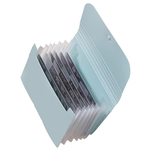 Nails Stamp Plate Collector Buch 20 Schlitzkapazität Ergonomisch Tragbar Für Ergonomische Nägelwerkzeugorganisation Abs Build Nail Art Plate Organizer von REITINGE