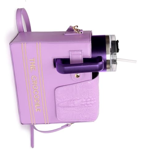 REITINGE Funktionales PU Ledergetränkehalter Geräumiger Kompartiment Wasserflasche Tasse Haltertaschen Für Verschiedene Flaschengrößen Wiederverwendbarer Kaffeetassen Organizer von REITINGE