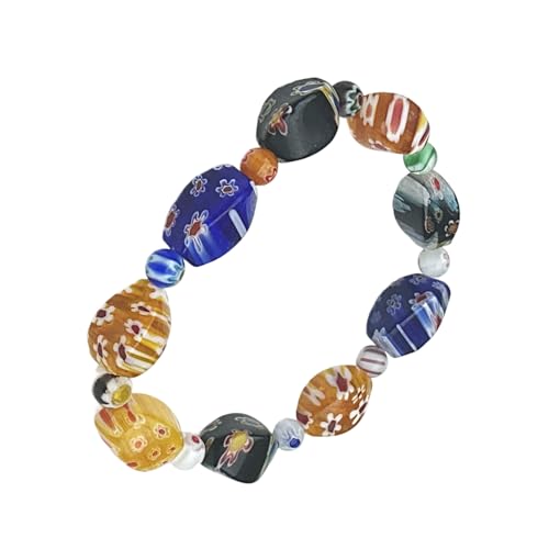 REITINGE Robustes Glasperlenarmband Einzigartige Verdrehte Designs Tragbares Komfort Schmuck Geschenk Für Ihr Stilvolles Glas Armband Geschenk von REITINGE