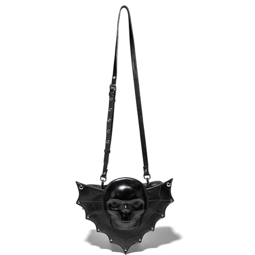 Vintage Inspirierte Umhängetasche Mit Totenkopf Aufdruck PU Leder Umhängetaschen Umhängetasche Halloween Umhängetasche Für Jeden Anlass von REITINGE