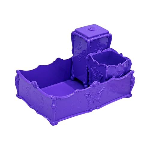 Wattepad-Halter, Make-up-Pinsel-Organizer, Behälter, Schmuckschatulle, Desktop-Nägel, Kunstwerkzeug, Aufbewahrungsbox für Damen von REITINGE