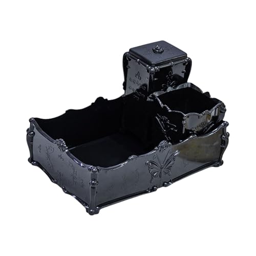 Wattepad-Halter, Make-up-Pinsel-Organizer, Behälter, Schmuckschatulle, Desktop-Nägel, Kunstwerkzeug, Aufbewahrungsbox für Damen von REITINGE