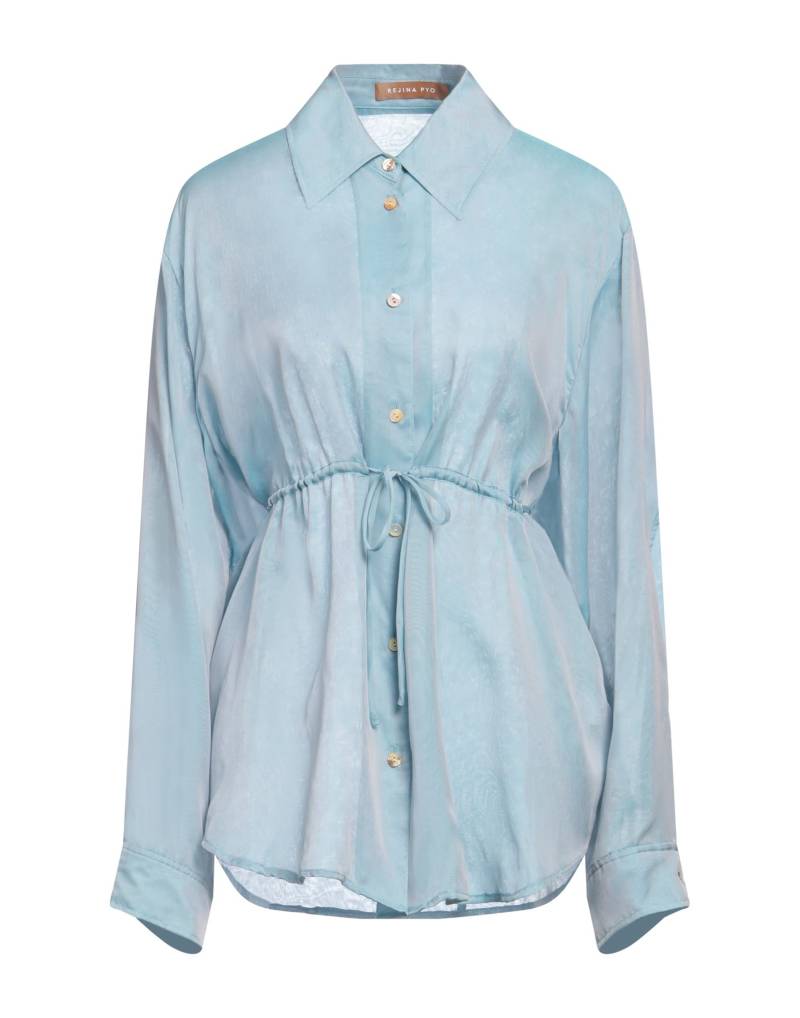 REJINA PYO Hemd Damen Himmelblau von REJINA PYO