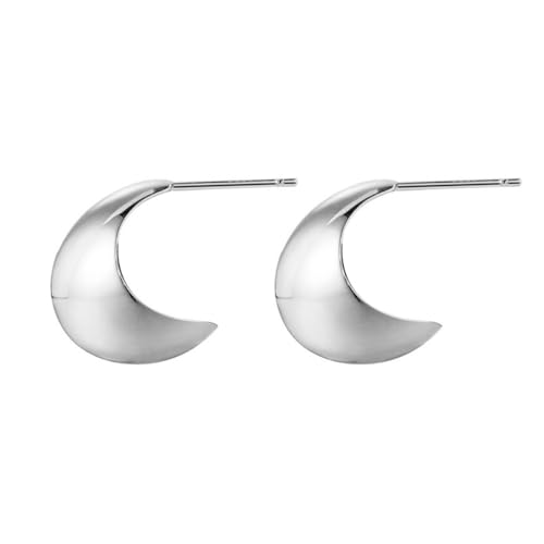 18 Karat vergoldet S925 Sterling Silber Tropfenförmige Ohrhänger Hypoallergene leichte Ohrhänger Eleganter Vintage-Schmuck für empfindliche Ohren Silber von REKALFO