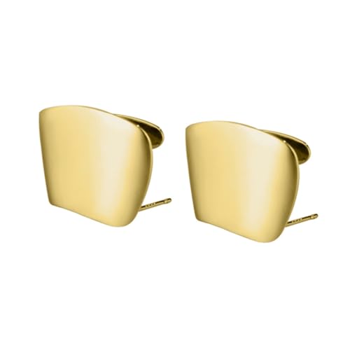 S925 Sterling Silber Gold Ohrstecker für Damen 18 Karat vergoldet Hypoallergener süßer westlicher Schmuck für die tägliche Kleidung der Hochzeitsfeier Gold von REKALFO