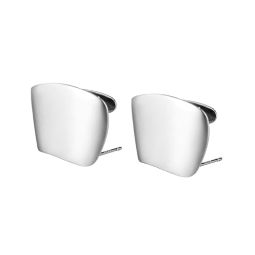 S925 Sterling Silber Gold Ohrstecker für Damen 18 Karat vergoldet Hypoallergener süßer westlicher Schmuck für die tägliche Kleidung der Hochzeitsfeier Silber von REKALFO