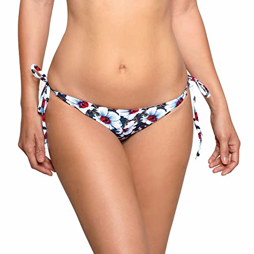 RELLECIGA Damen Bademode Bikini Unterteil mit Schnürchen Bottom Hibiscus M von RELLECIGA