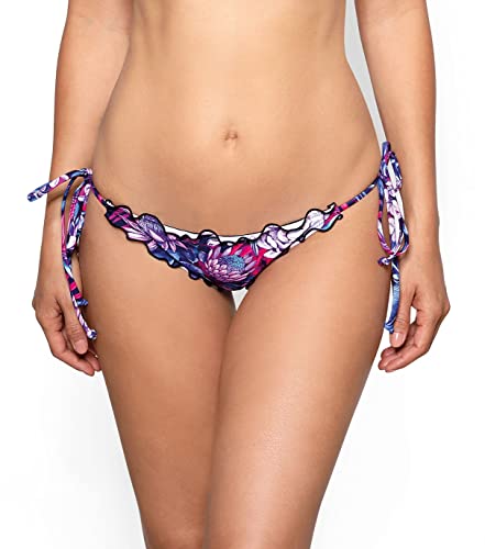 RELLECIGA Damen Bademode Bikini Unterteil mit Schnürchen Bottom Ruffle Rio S von RELLECIGA