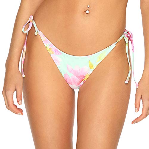 RELLECIGA Damen Bademode Bikinihose Tanga-Unterteil mit Schnürchen Sakura Flowers M/L von RELLECIGA