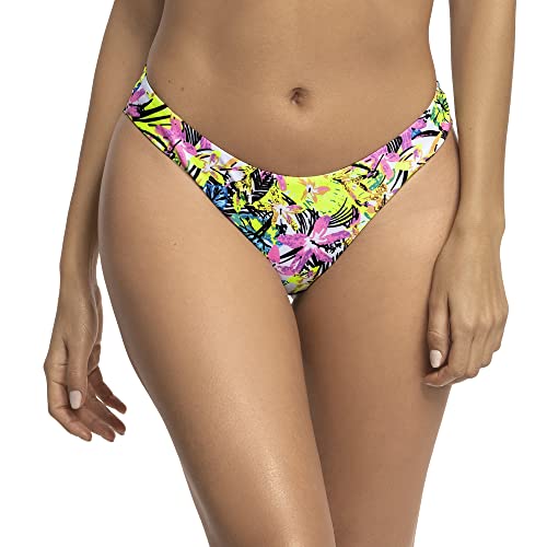 RELLECIGA Damen Bademode Bikinihose Unterteil Brazilian Cut Bikini Bottom Jungle S von RELLECIGA