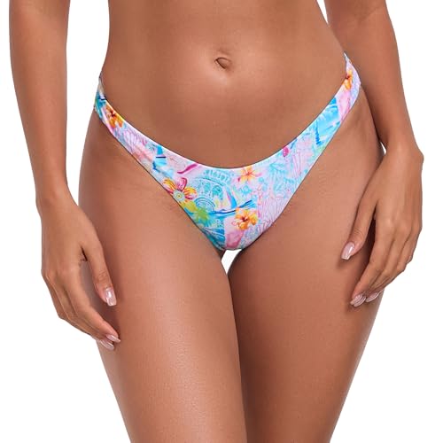 RELLECIGA Damen Bademode Bikinihose Unterteil Brazilian Cut Bikini Bottom Laguna L von RELLECIGA