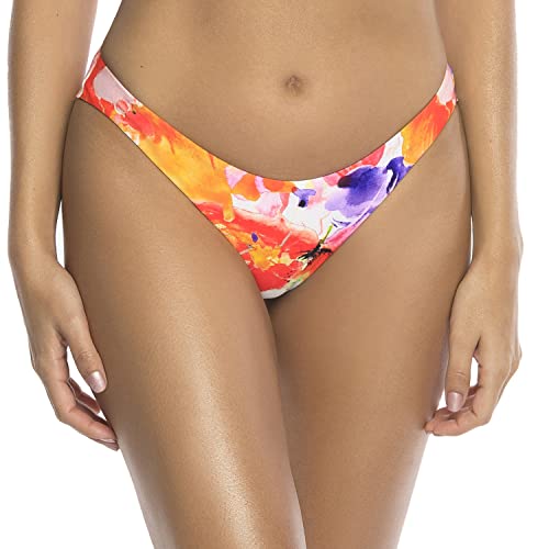 RELLECIGA Damen Bademode Bikinihose Unterteil Brazilian Cut Bikini Bottom Summer Floral M RELLECIGA Damen Bademode Bikinihose Unterteil Brazilian Cut Bikini Bottom Summer Floral M von RELLECIGA