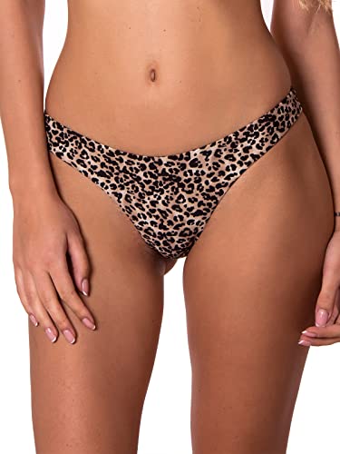 RELLECIGA Freche Bikinihose für Damen, Leopard, S von RELLECIGA