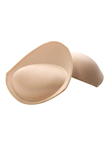 RELLECIGA Damen Push Up BH Einlagen Brustverstärker Cups, Nude, Medium von RELLECIGA