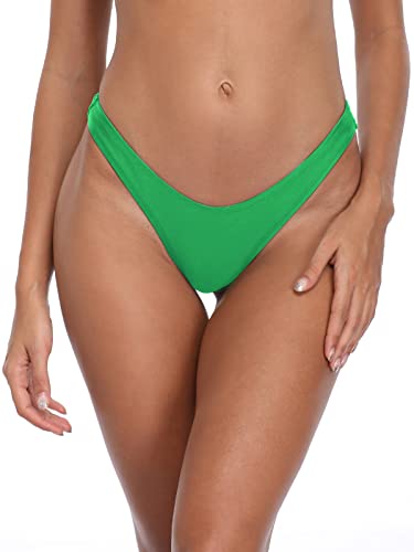 RELLECIGA Damen Tanga Bikinihose, Smaragdrün, XX-Large von RELLECIGA