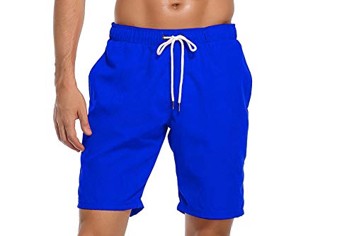 RELLECIGA Herren Bademode Sport Badeshorts Für Männer Royal Blau L von RELLECIGA