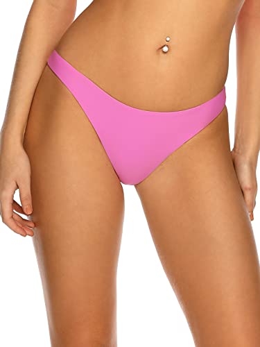 RELLECIGA Women's Fuchsia Cheeky Brazilian Cut Bikini Bottom Size Large von RELLECIGA