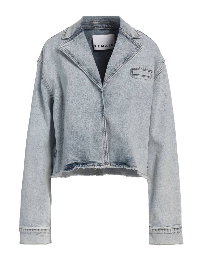 REMAIN BIRGER CHRISTENSEN Jeansjacke/-mantel Damen Blau von REMAIN BIRGER CHRISTENSEN