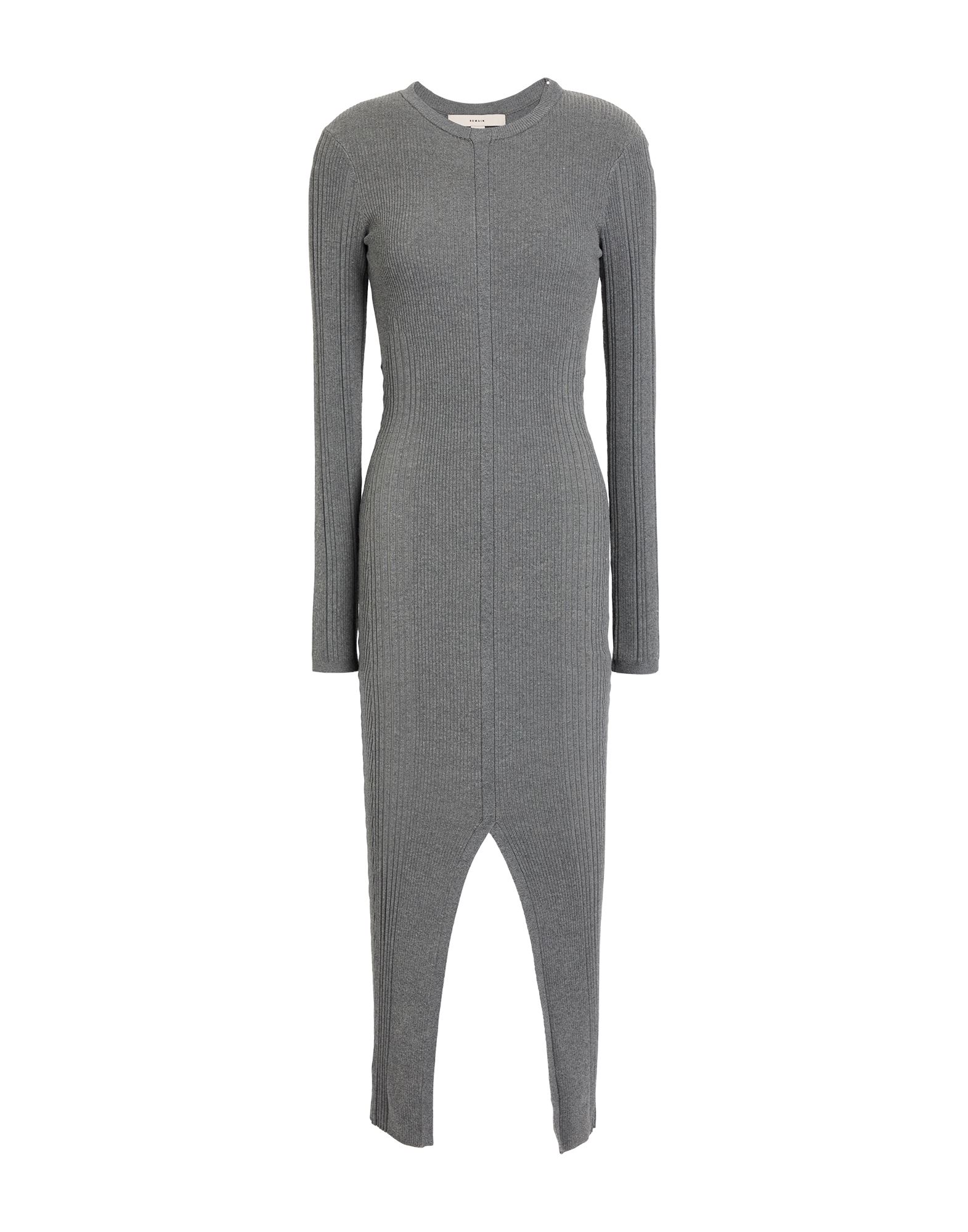 REMAIN BIRGER CHRISTENSEN Midi-kleid Damen Grau REMAIN BIRGER CHRISTENSEN Midi-kleid Damen Grau von REMAIN BIRGER CHRISTENSEN