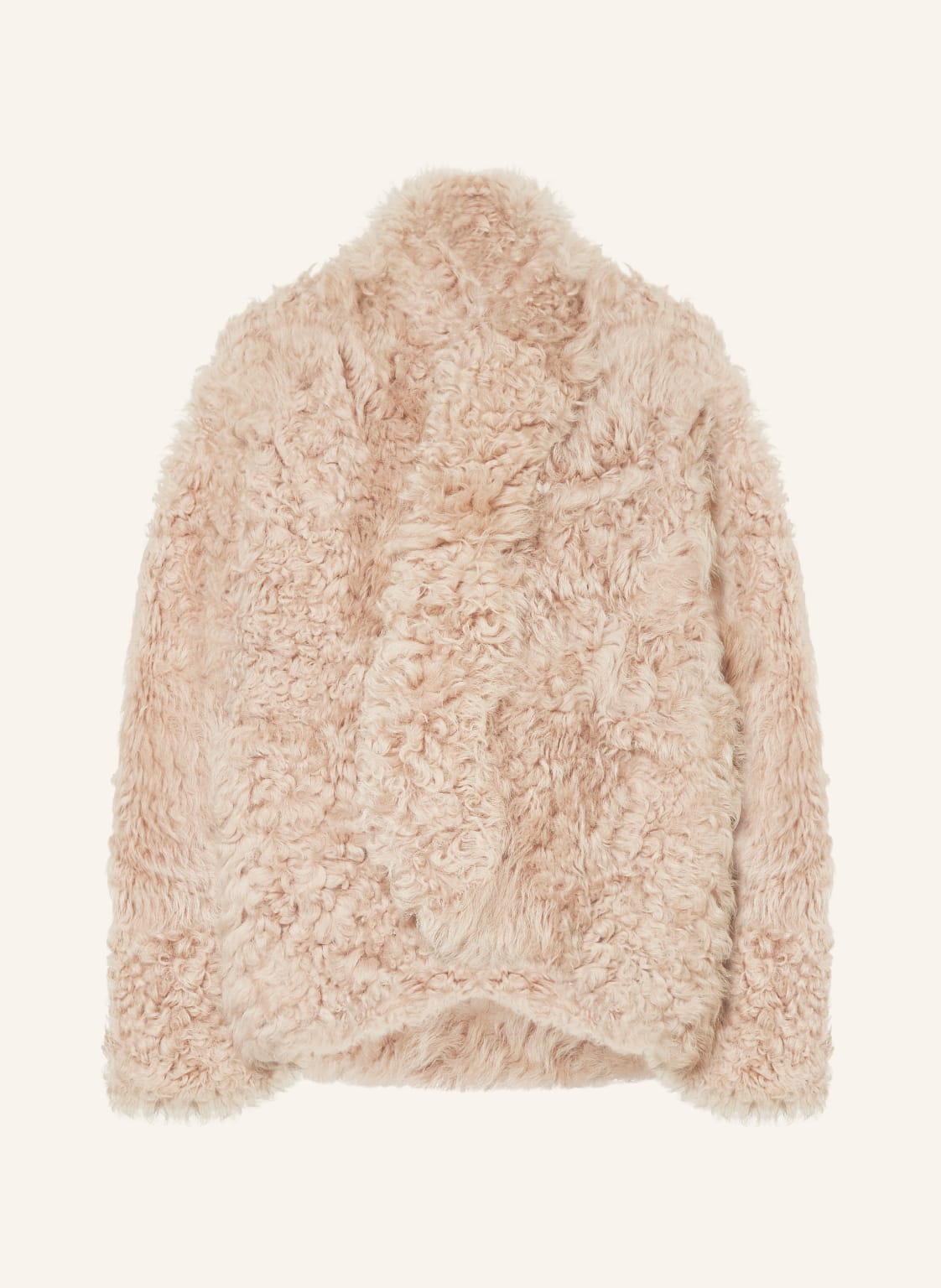 Remain Lederjacke Zum Wenden beige von REMAIN